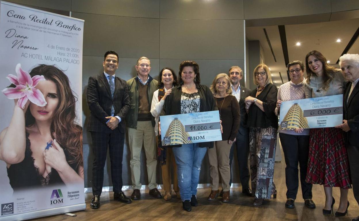 Diana Navarro recauda fondos para proyectos sociales de Málaga