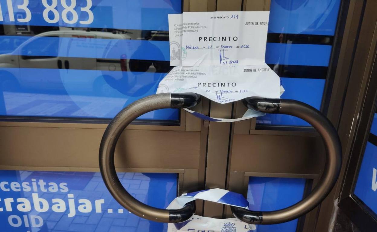 La Junta clausura las dos sedes de la Organización Impulsora de Discapacitados en Málaga por promover el juego ilegal