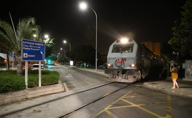 Un tren de mercancías 