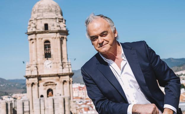 González Pons, ayer, en el hotel Málaga Palacio antes de la entrevista con SUR. 