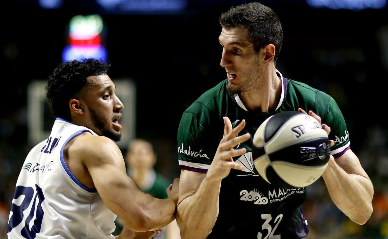 Senglin y Guerrero, en el Unicaja-Andorra de la Copa.