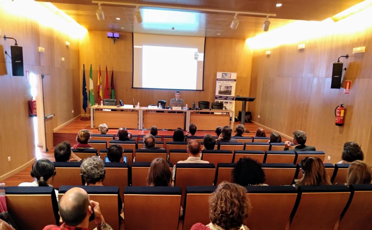 Foro sobre el cambio climático en Málaga que se está celebrando hoy en el OMAU. 