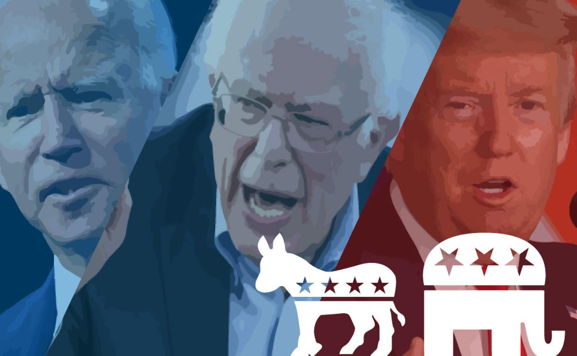 Gráfico: la carrera de Biden y Sanders hacia la Casa Blanca