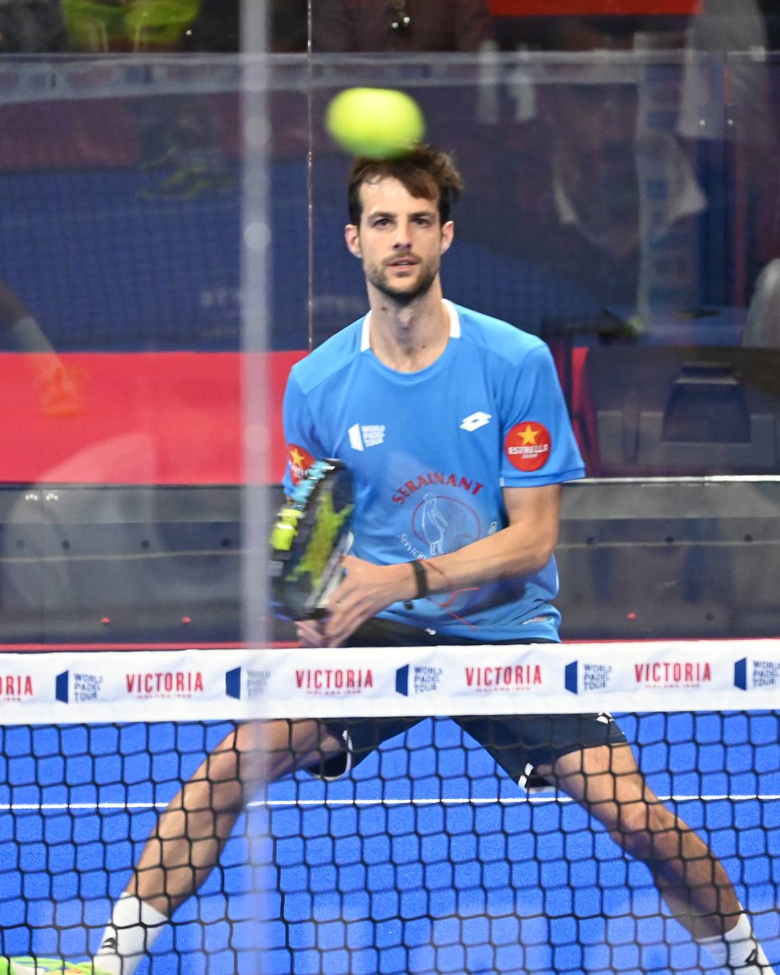 El malagueño Momo González y su compañero Tito Allemandi no pudieron con Paquito Navarro y Lima (6-1 y 6-2)