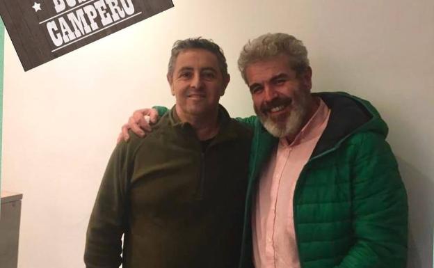 Rando, con Lorenzo Caprile.