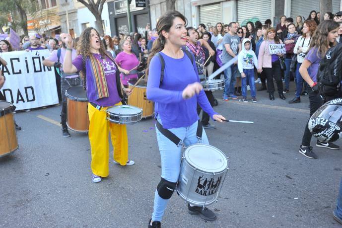 Fotos: La marcha del 8M en Málaga, en imágenes