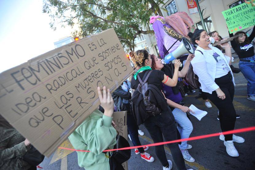Fotos: La marcha del 8M en Málaga, en imágenes