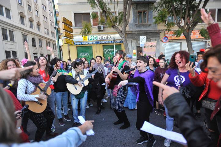 Fotos: La marcha del 8M en Málaga, en imágenes