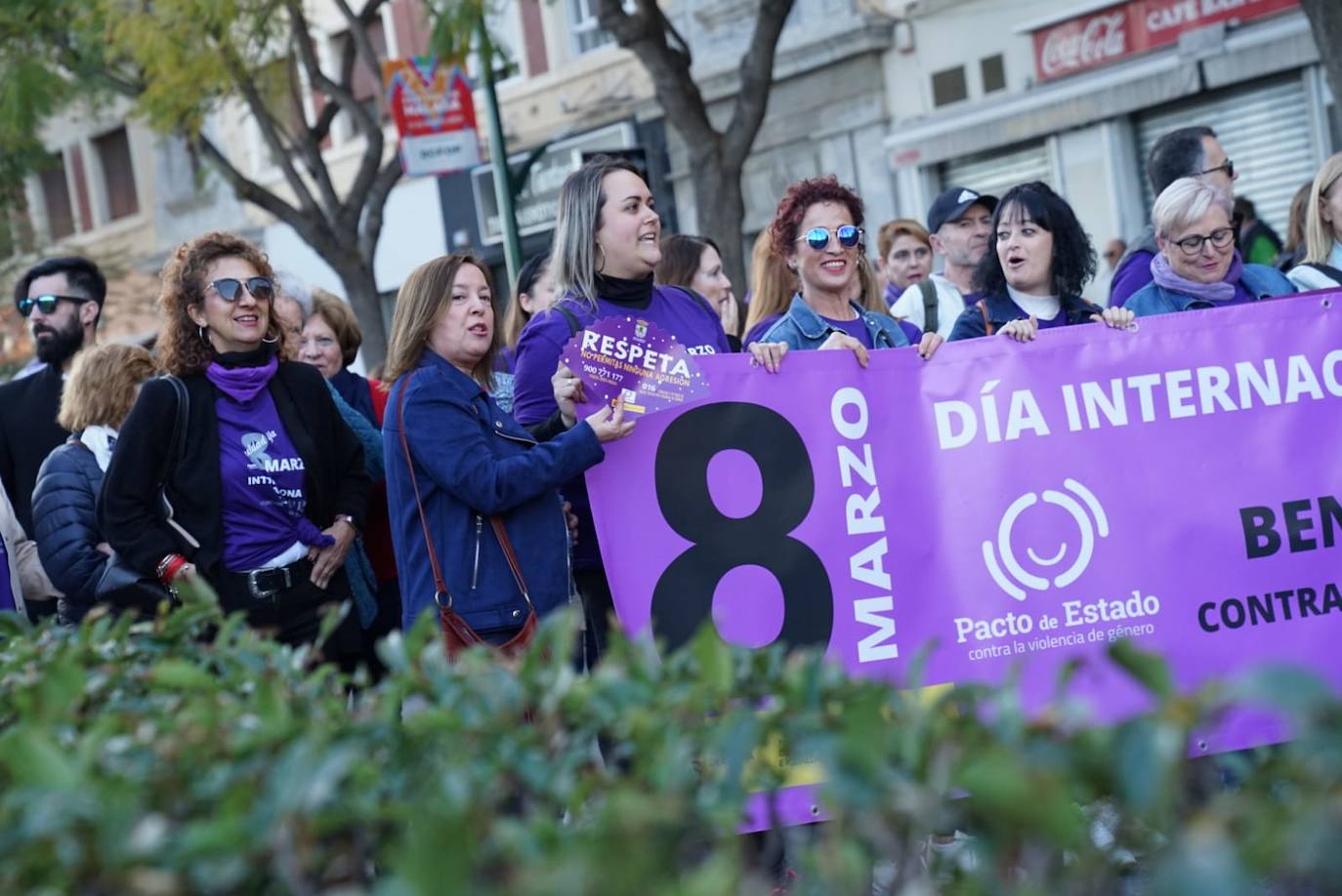 Fotos: La marcha del 8M en Málaga, en imágenes