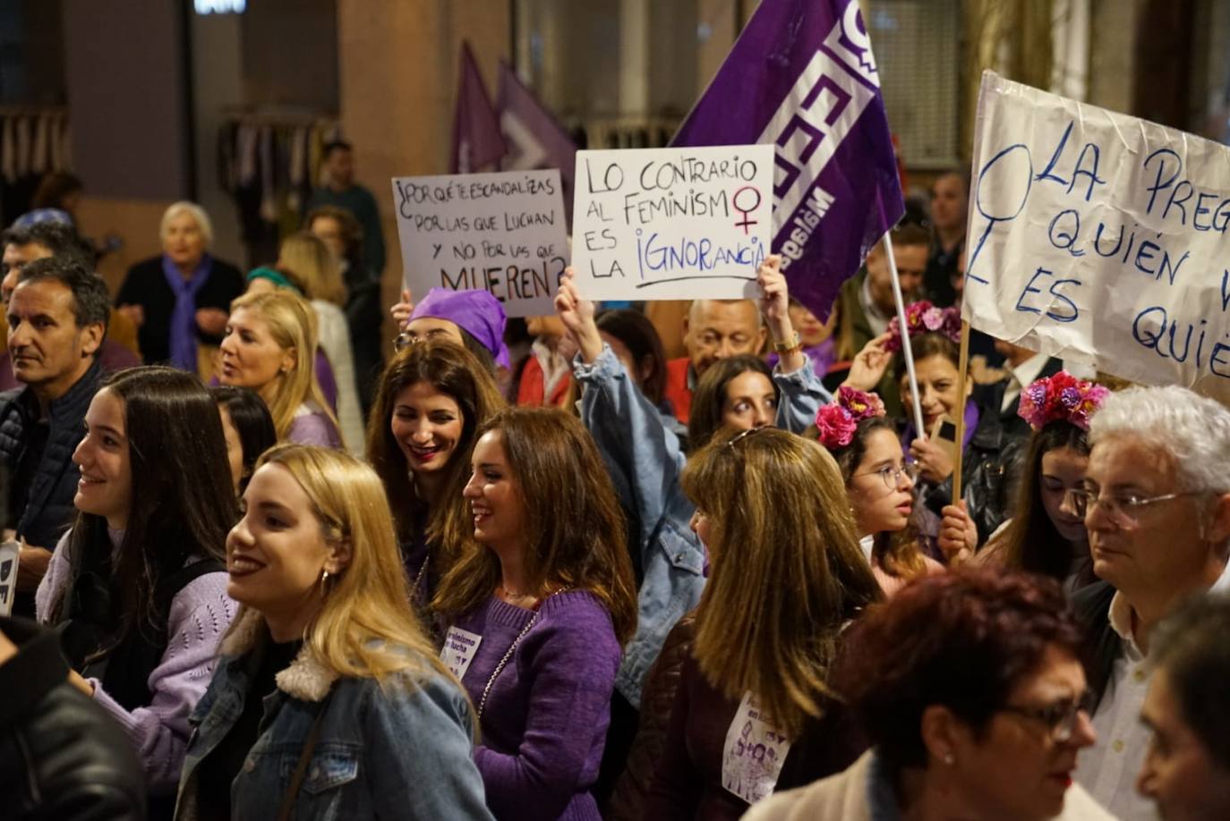 Fotos: La marcha del 8M en Málaga, en imágenes
