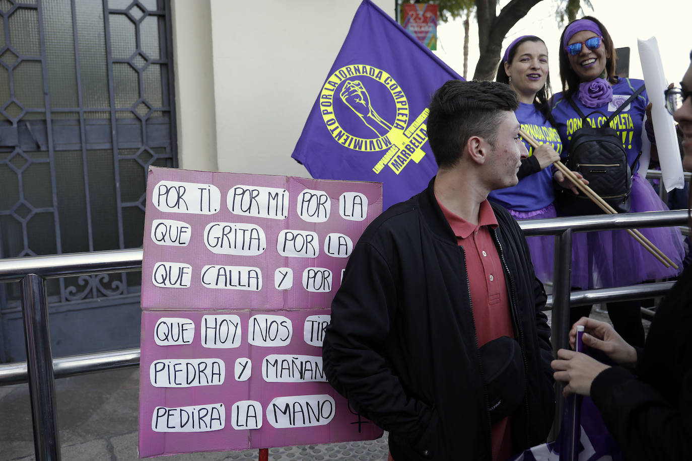 Fotos: La marcha del 8M en Málaga, en imágenes