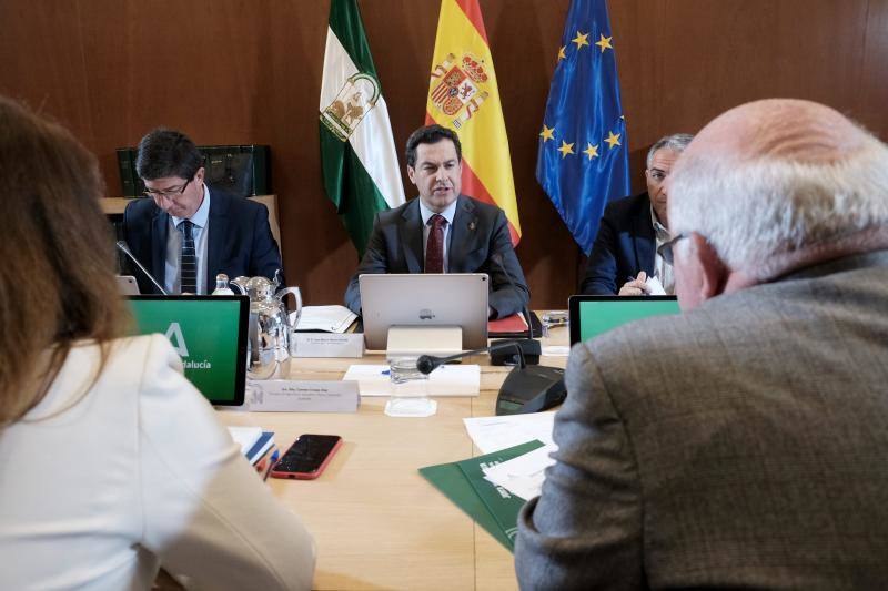 El presidente de la Junta, en la reunión del miércoles 