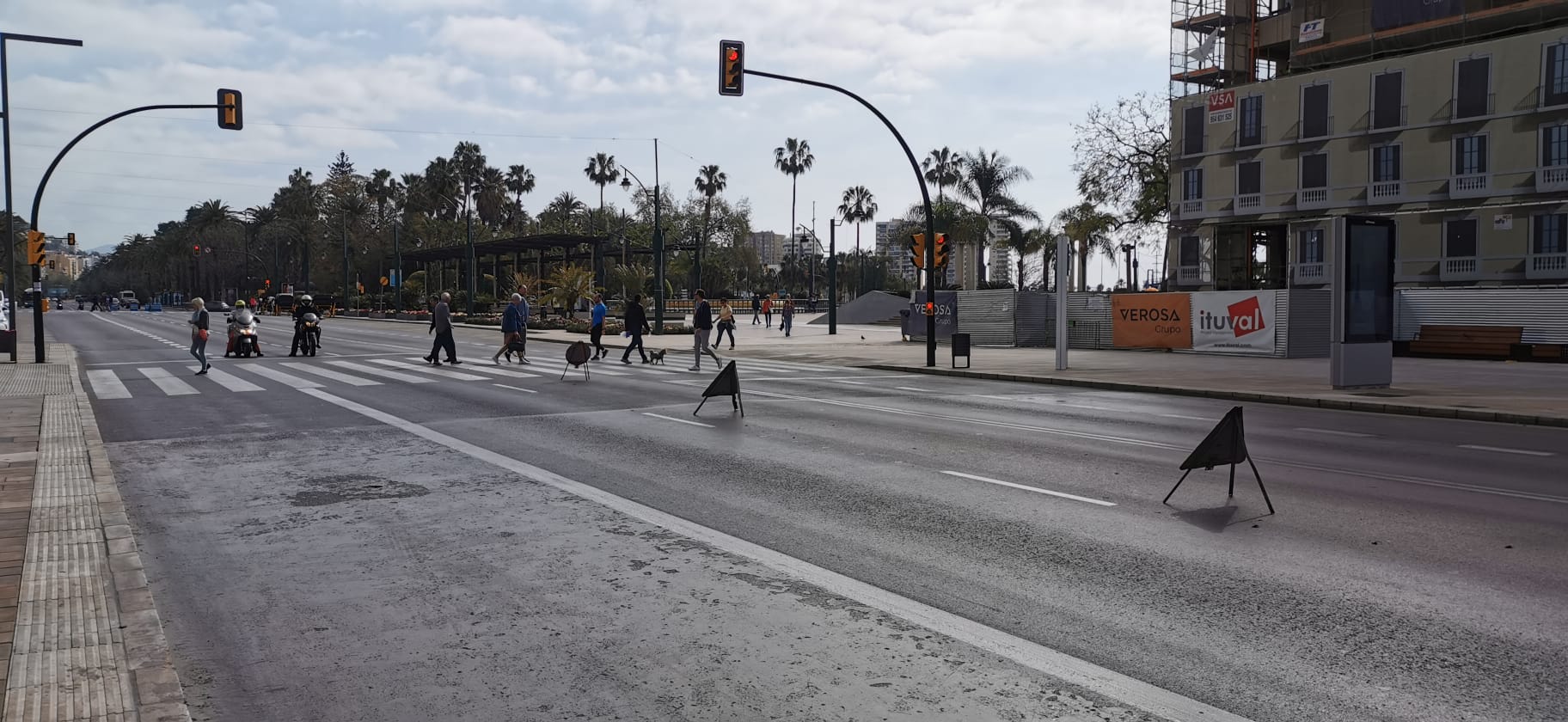 Ambiente en las calles del Centro.