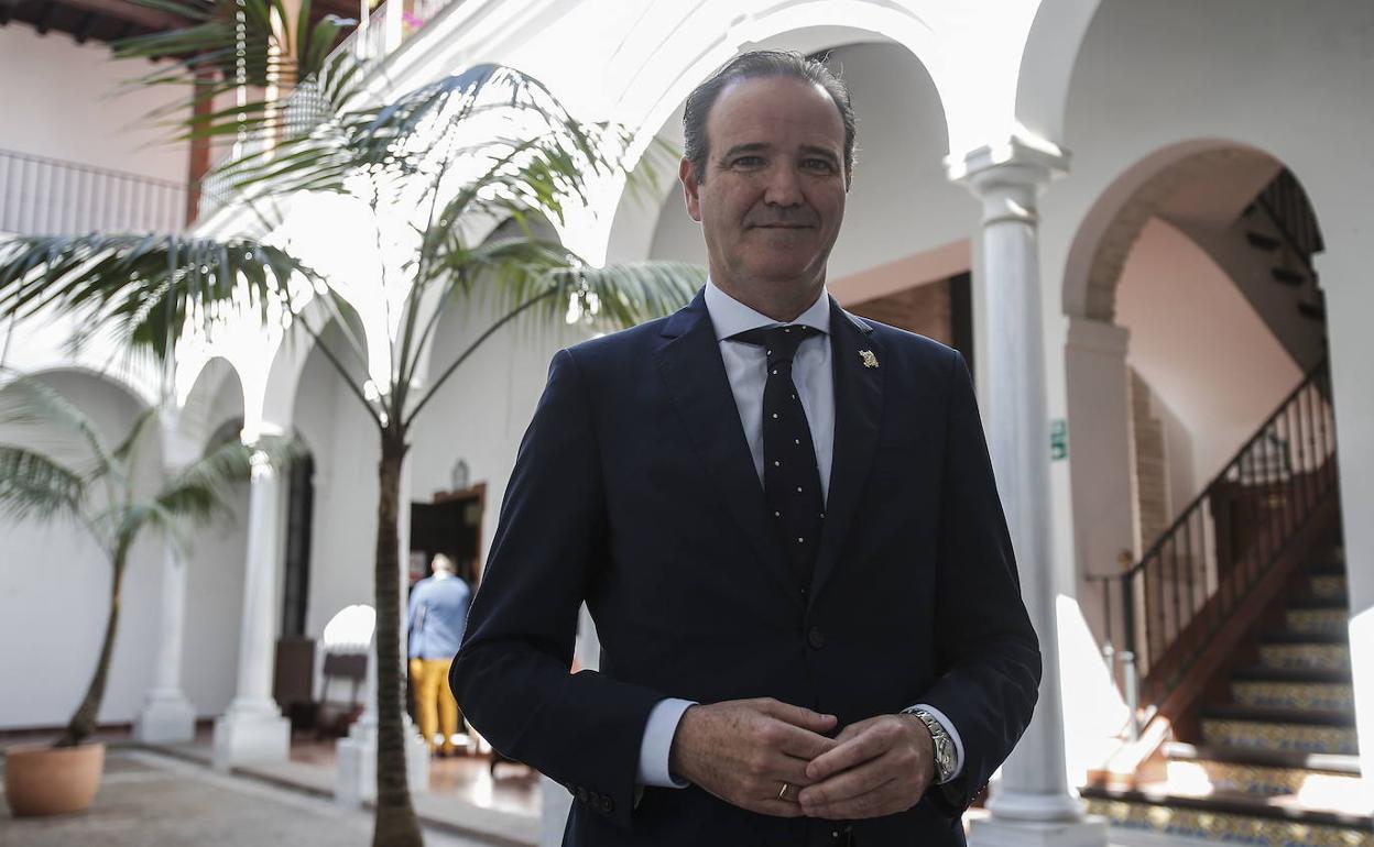 Pablo Atencia, presidente de la Agrupación de Cofradías de Semana Santa. 