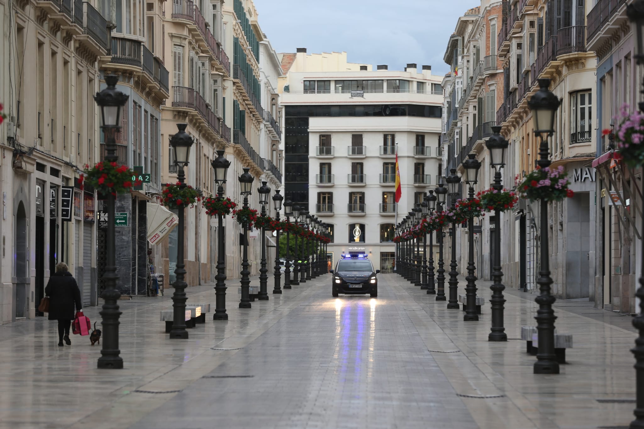 Tercer día de estado de alarma en Málaga