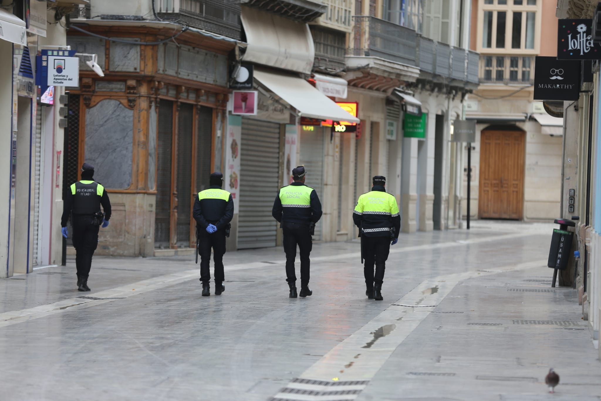 Policías por el Centro