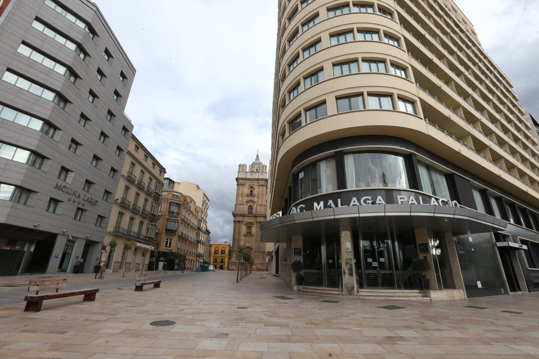 Ambiente en el Centro de Málaga