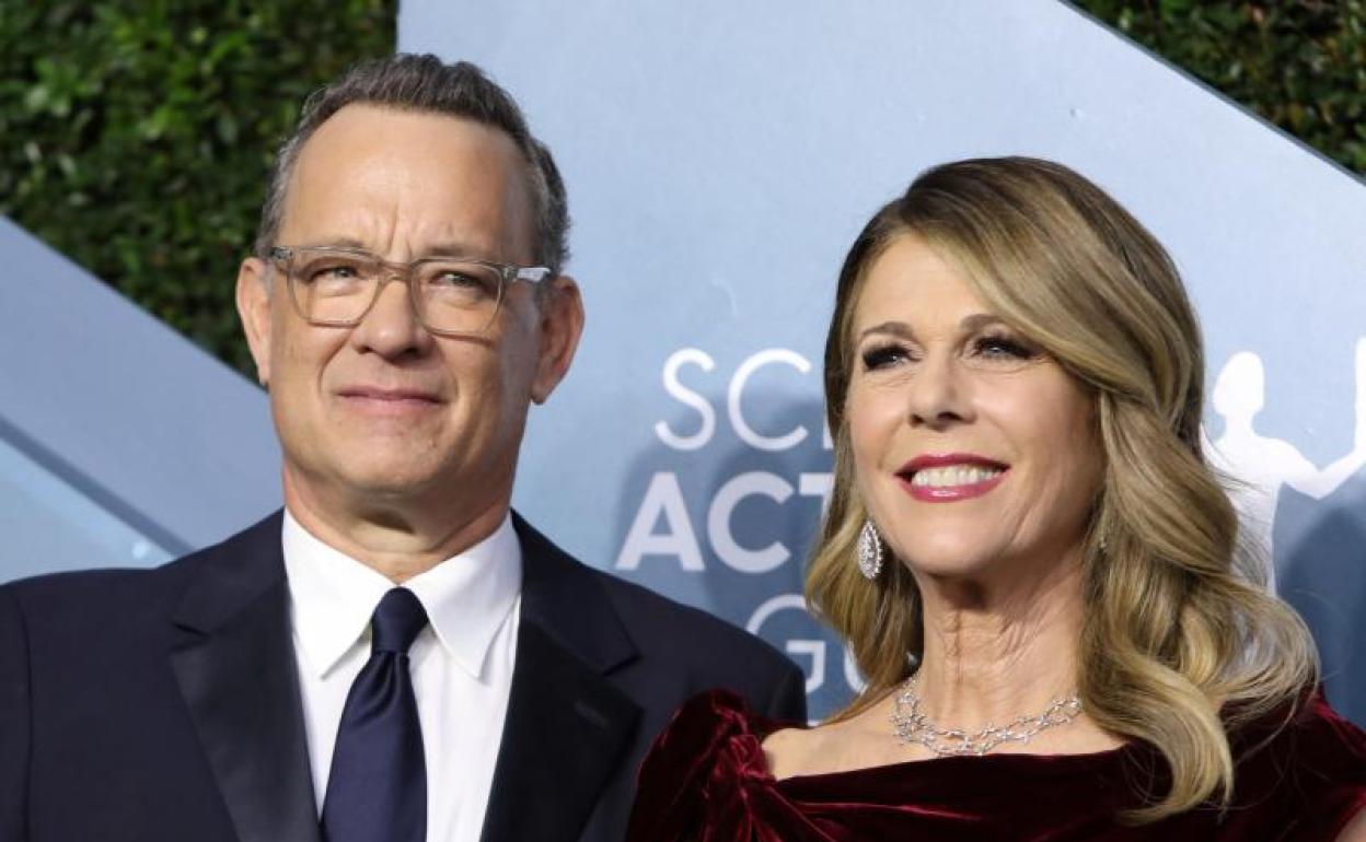 Tom Hanks y Rita Wilson. 