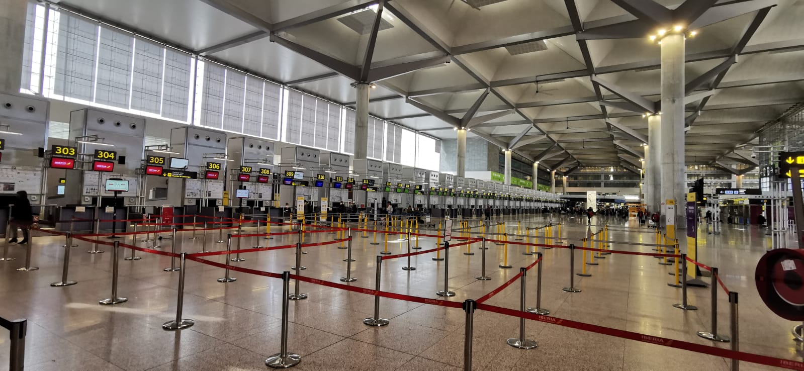 Situación este miércoles en el aeropuerto