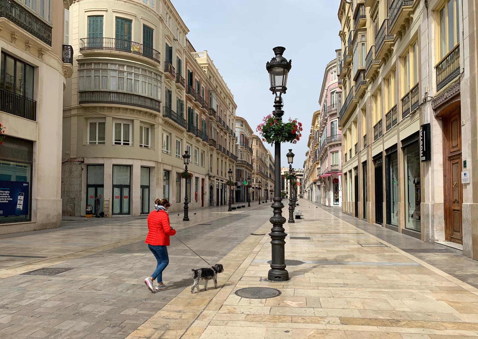 Ambiente en calle Larios