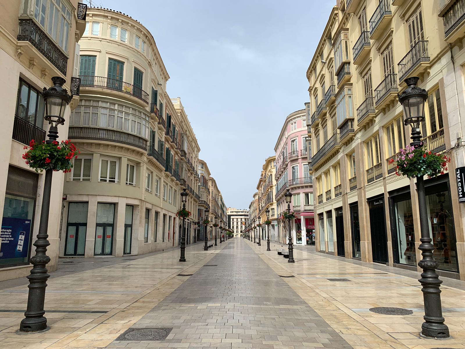 Ambiente en calle Larios