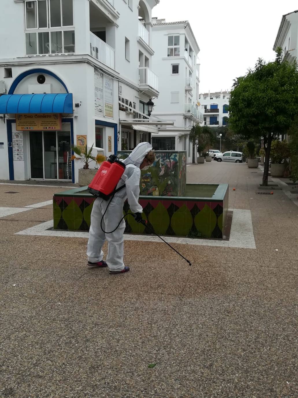 Ambiente en las calles de Manilva.