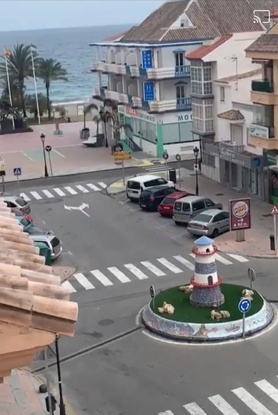 Ambiente en las calles de Manilva.