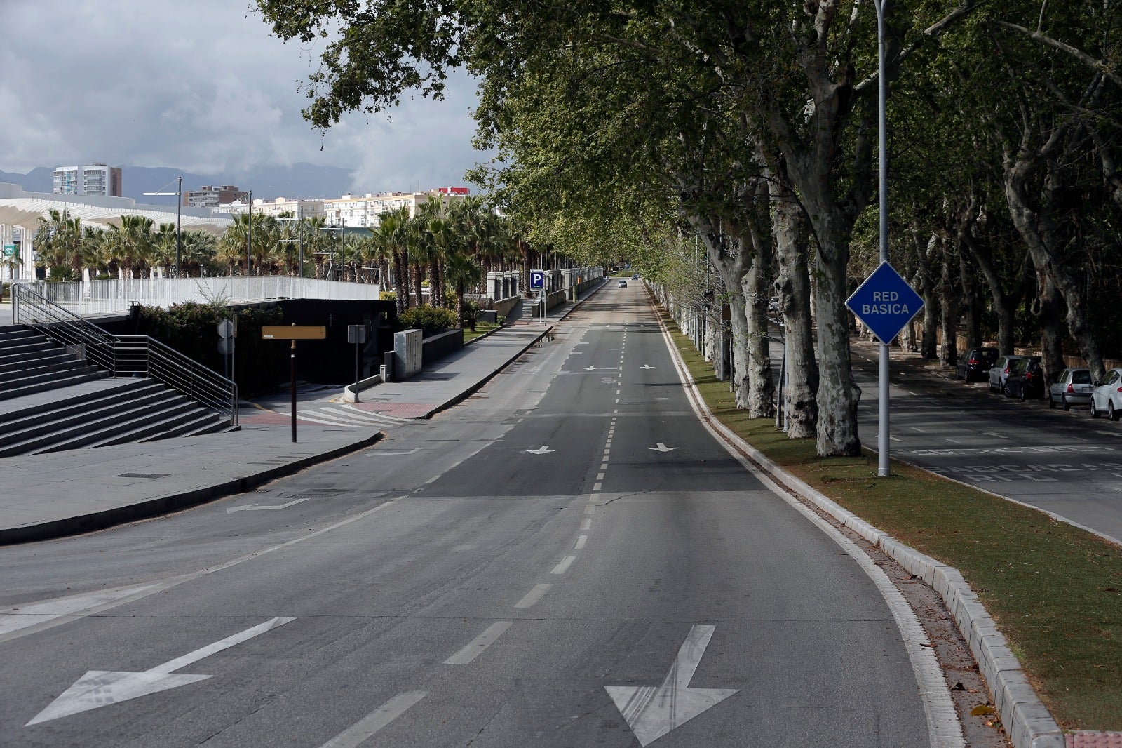 Así ha amanecido la capital este sábado.