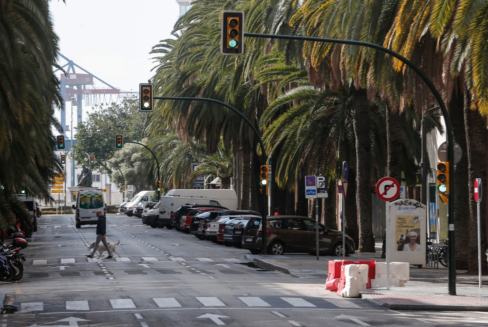 Así ha amanecido la capital este sábado.