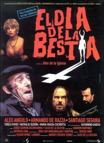 'El día de la bestia' (1995). Es una de las cintas míticas de Álex de la Iglesia. Divertida y algo macabra.