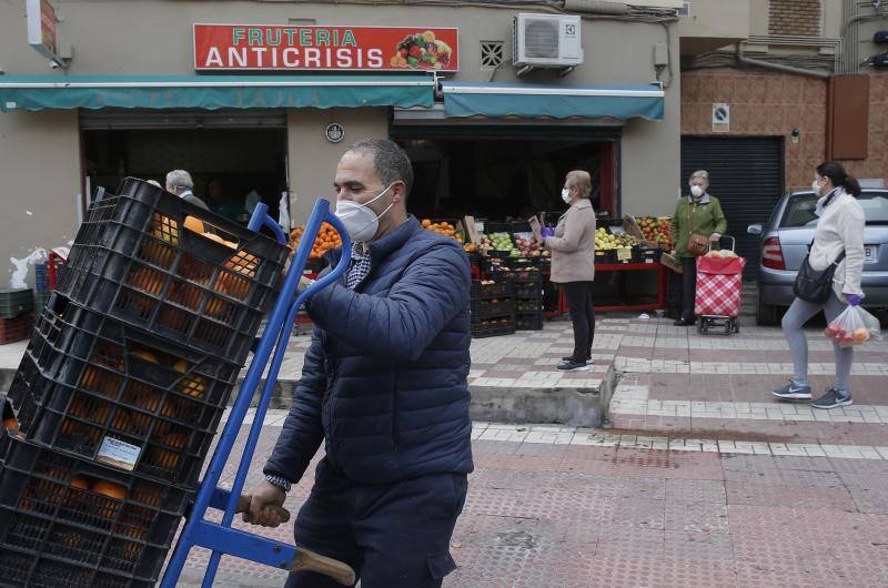 Frutería ubicada en la avenida Europa de la capital