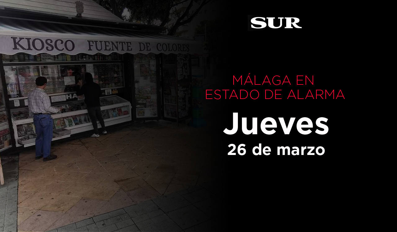 Malagueños haciendo la compra con sus mascarillas.