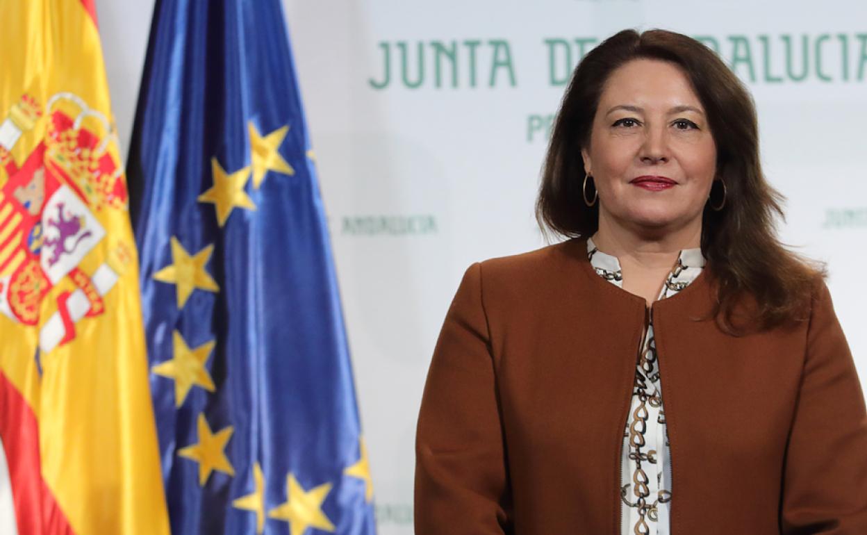 La consejera de Agricultura, Ganadería, Pesca y Desarrollo Sostenible, Carmen Crespo. 