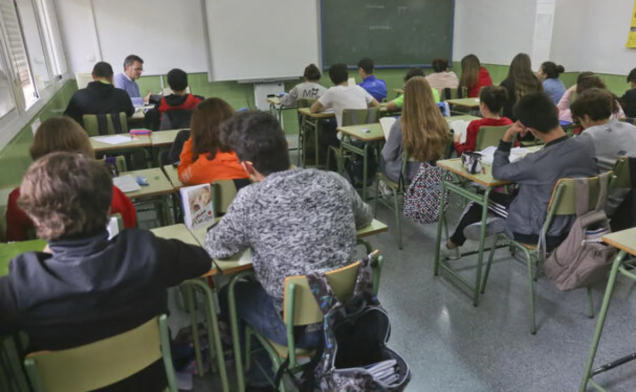 Una de las aulas del Sierra Bermeja. 