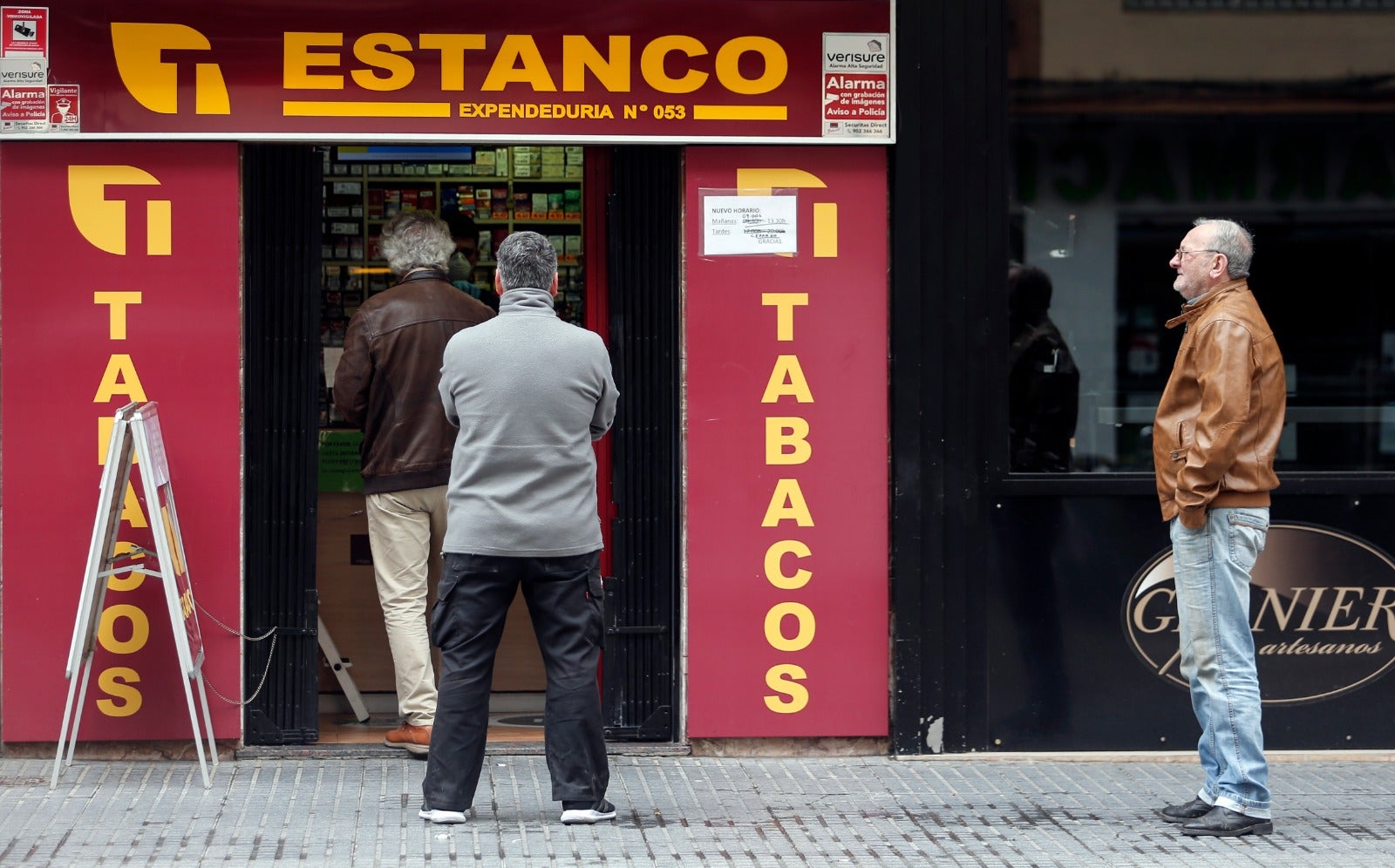 Imagen de un estanco de la capital