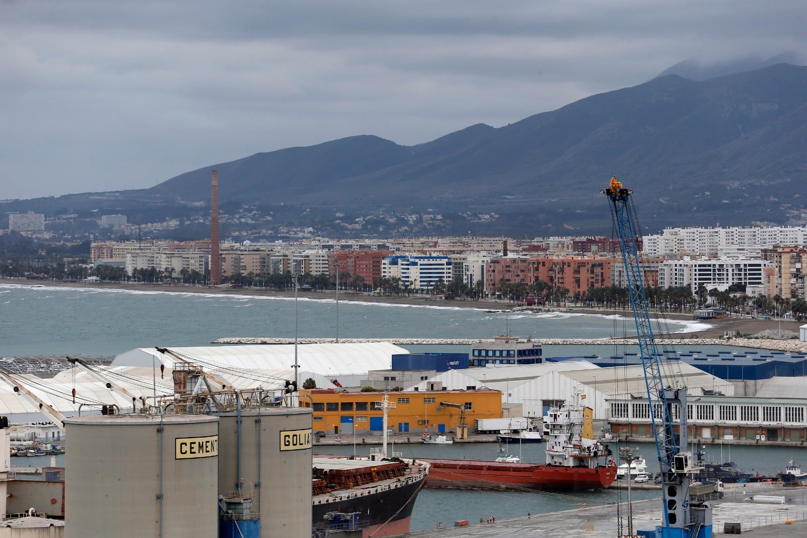Vistas de Málaga en estado de alarma.