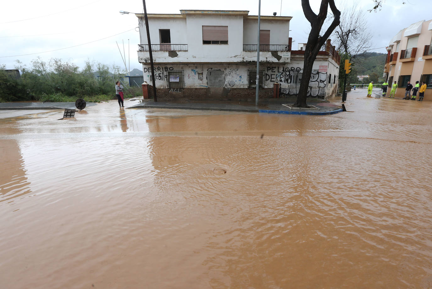 Situación este martes en Campanillas