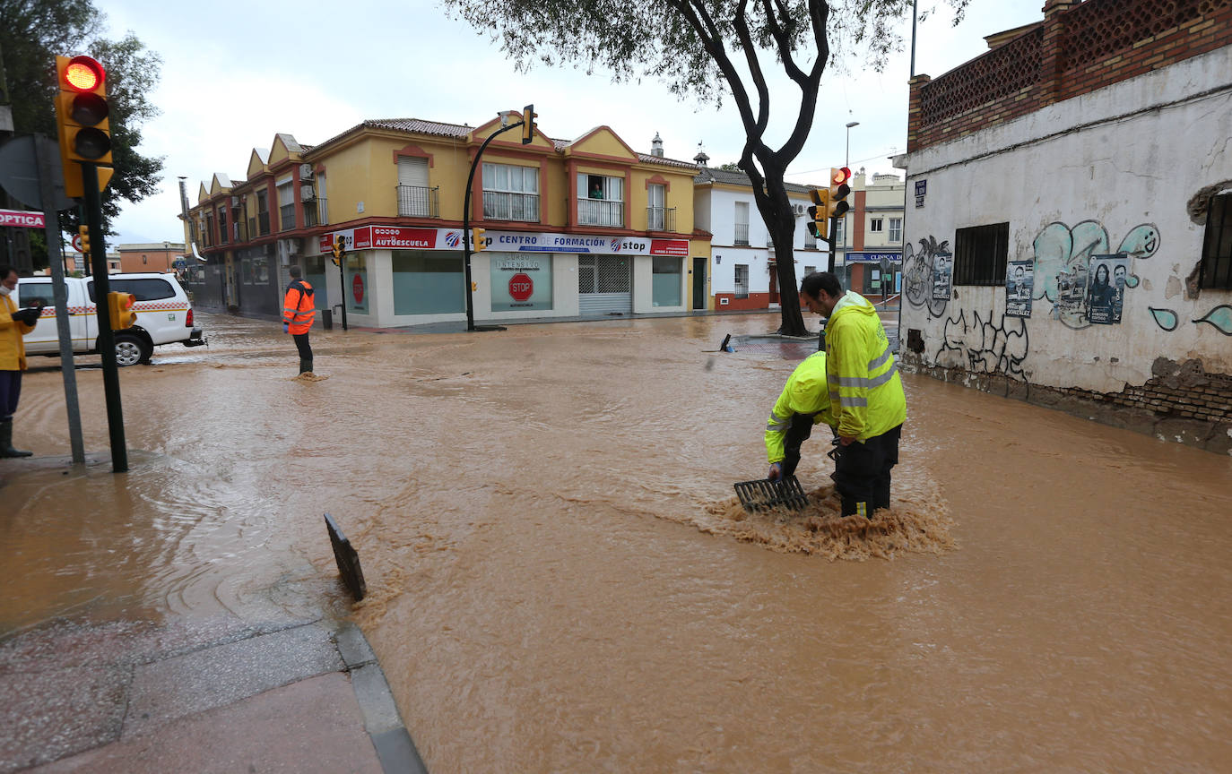 Situación este martes en Campanillas