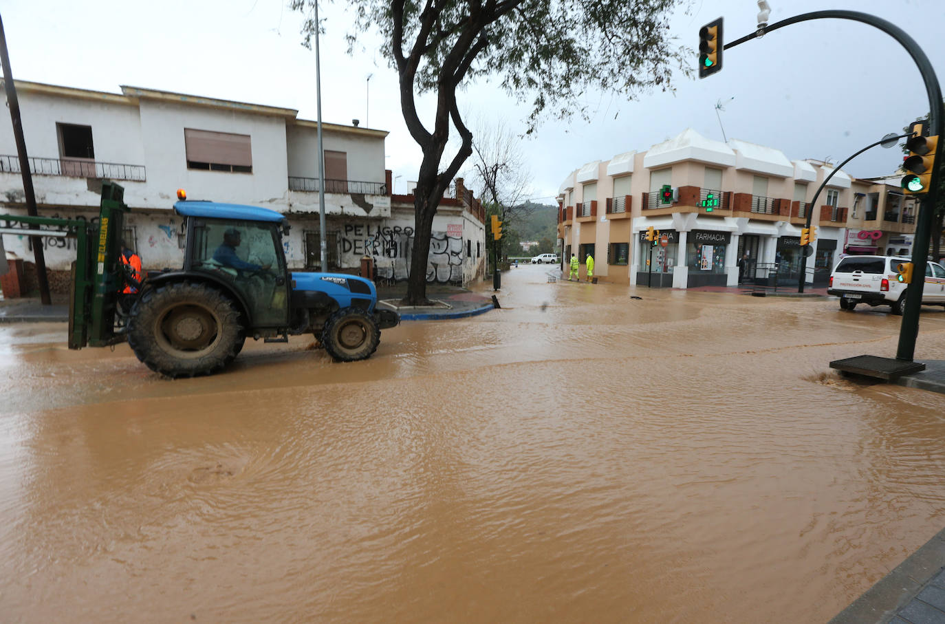 Situación este martes en Campanillas