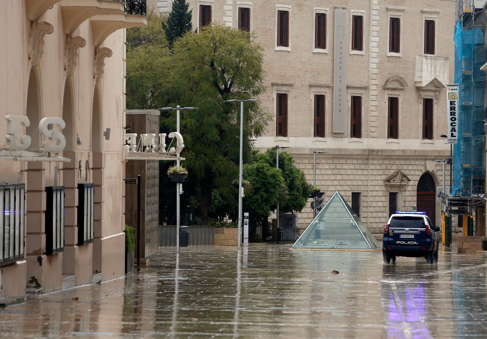 La Málaga vaciada: así se muestra una capital en Estado de Alarma