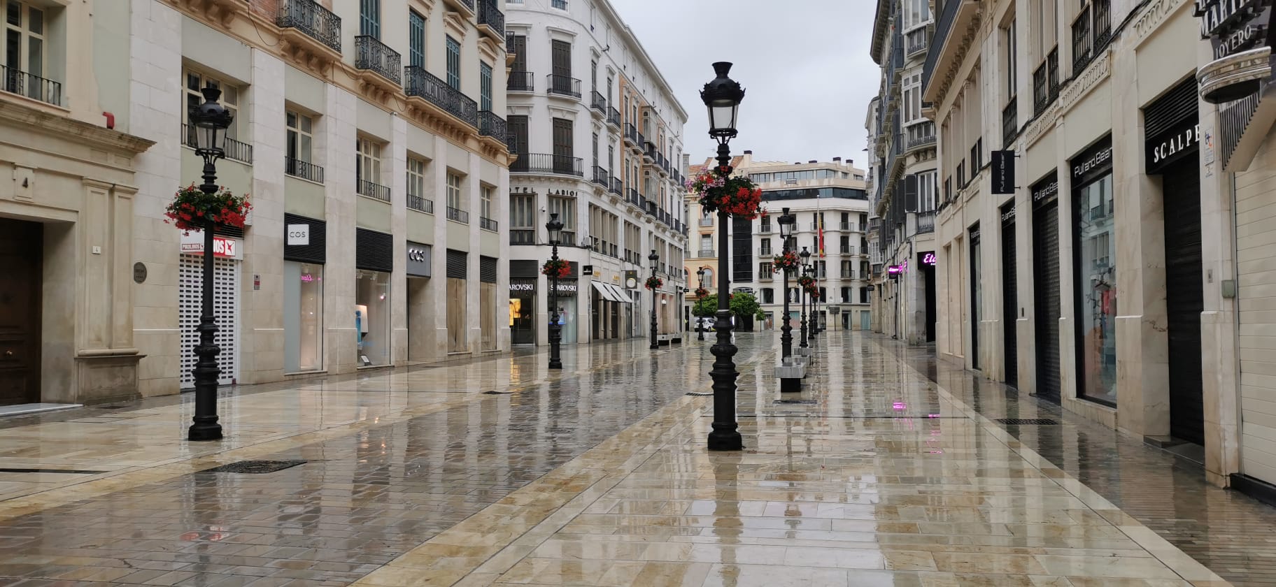 La Málaga vaciada: así se muestra una capital en Estado de Alarma