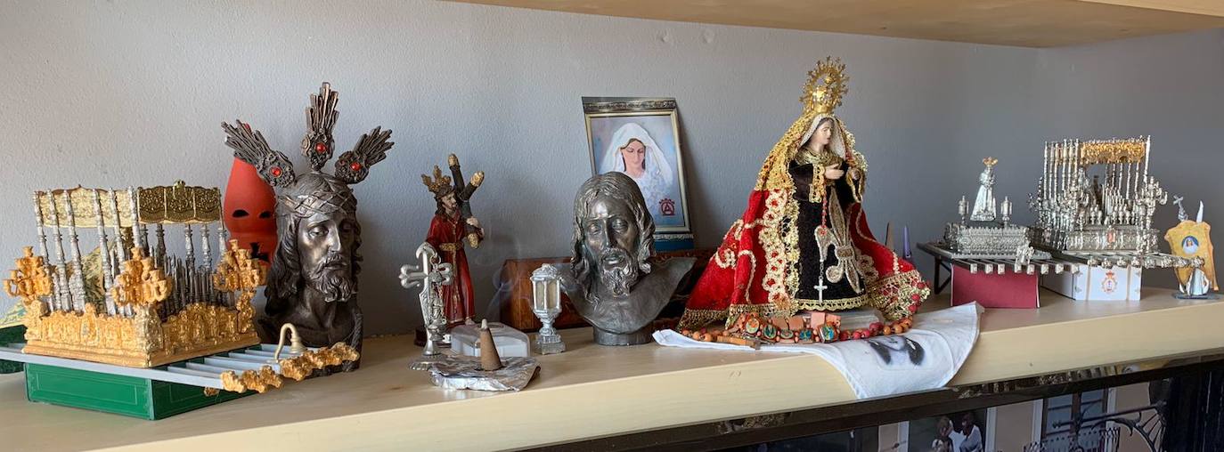 Noelia Muñoz es una cofrade malagueña que muestra su rincón preferido