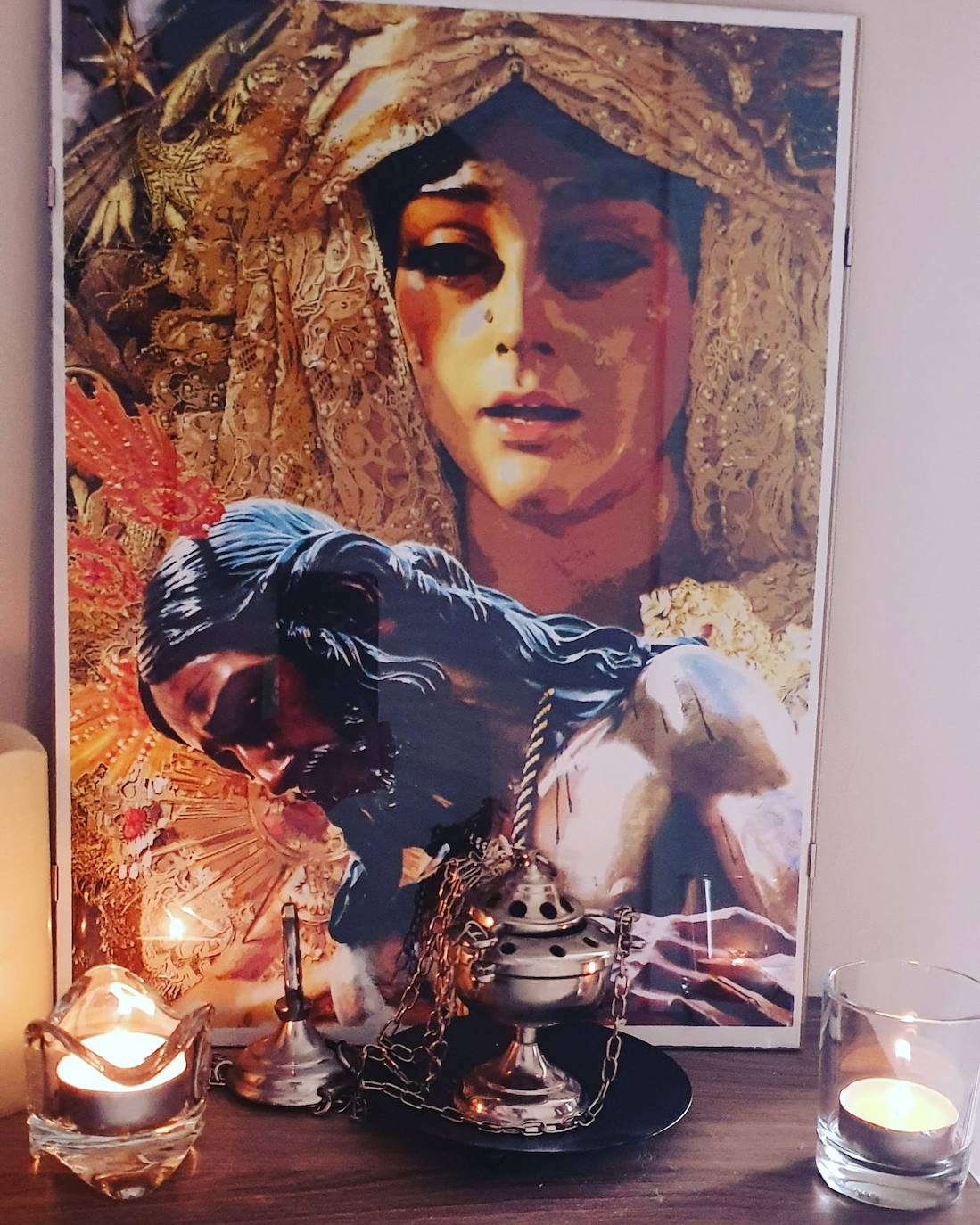 Francisco Manuel Marín Díaz es de Madrid y pertenece a la Cofradía de los Gitanos de Málaga