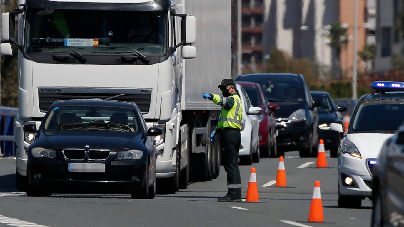 Control en las carreteras de Málaga