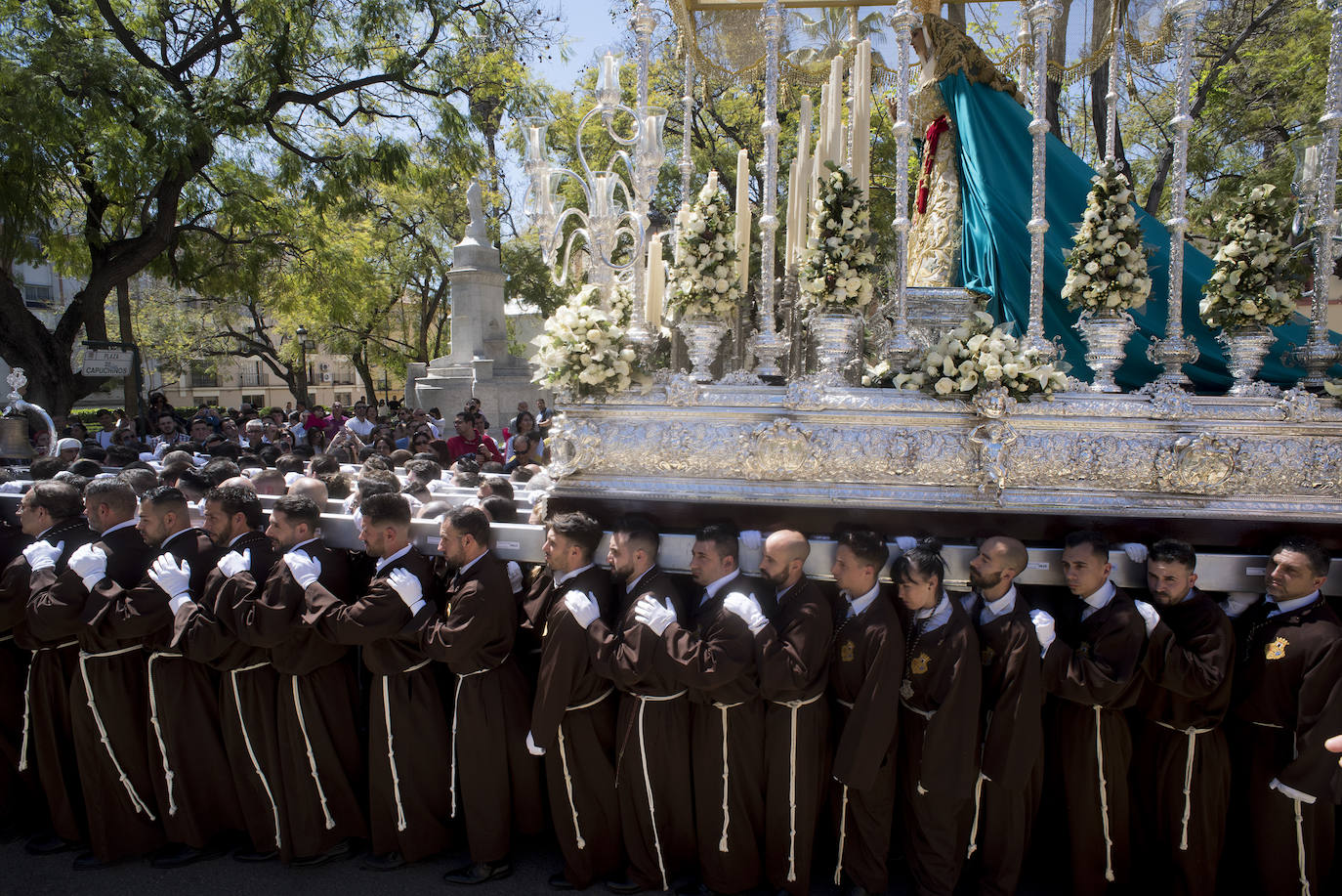 Así fue el inicio del desfile de Dulce Nombre en 2019. 