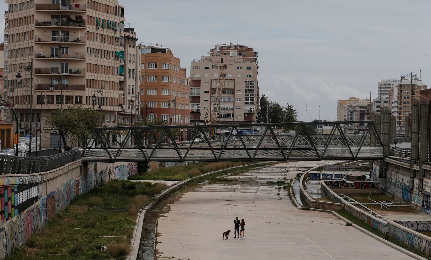 Málaga en cuarentena, este Lunes Santo.