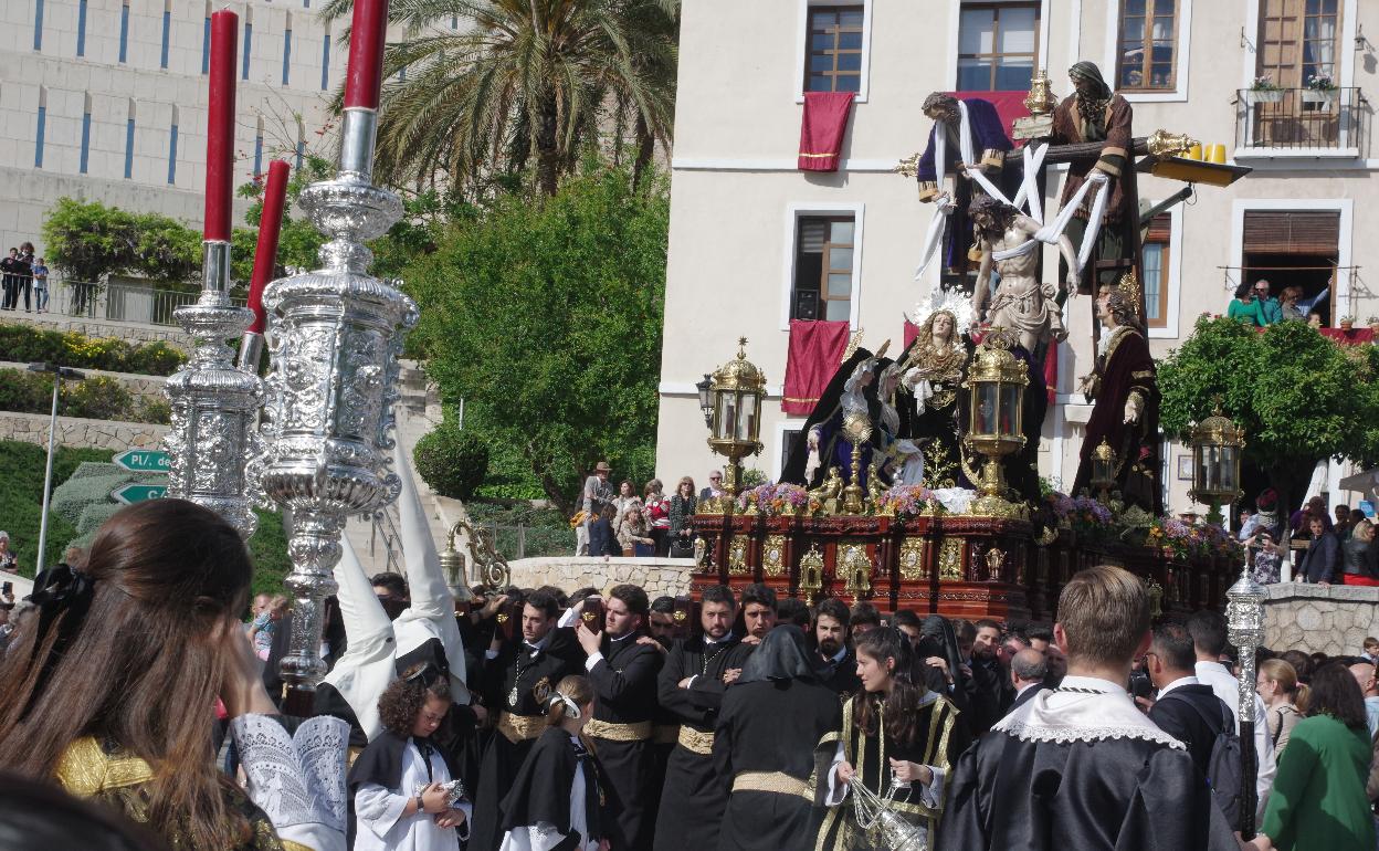 El Descendimiento camino del Parque de Málaga.