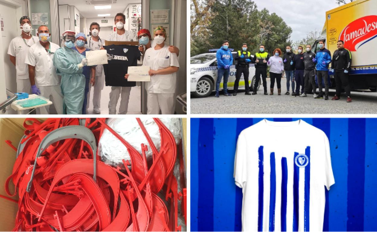 Solidaridad en clave blanquiazul