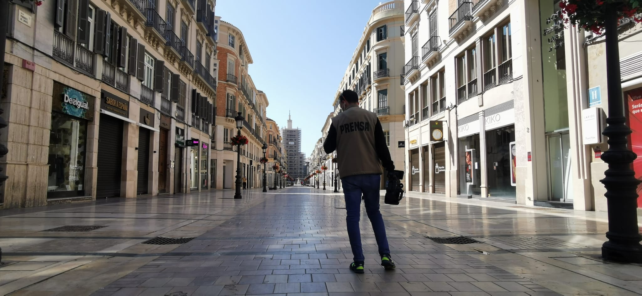 El estado de alarma deja estampas inéditas