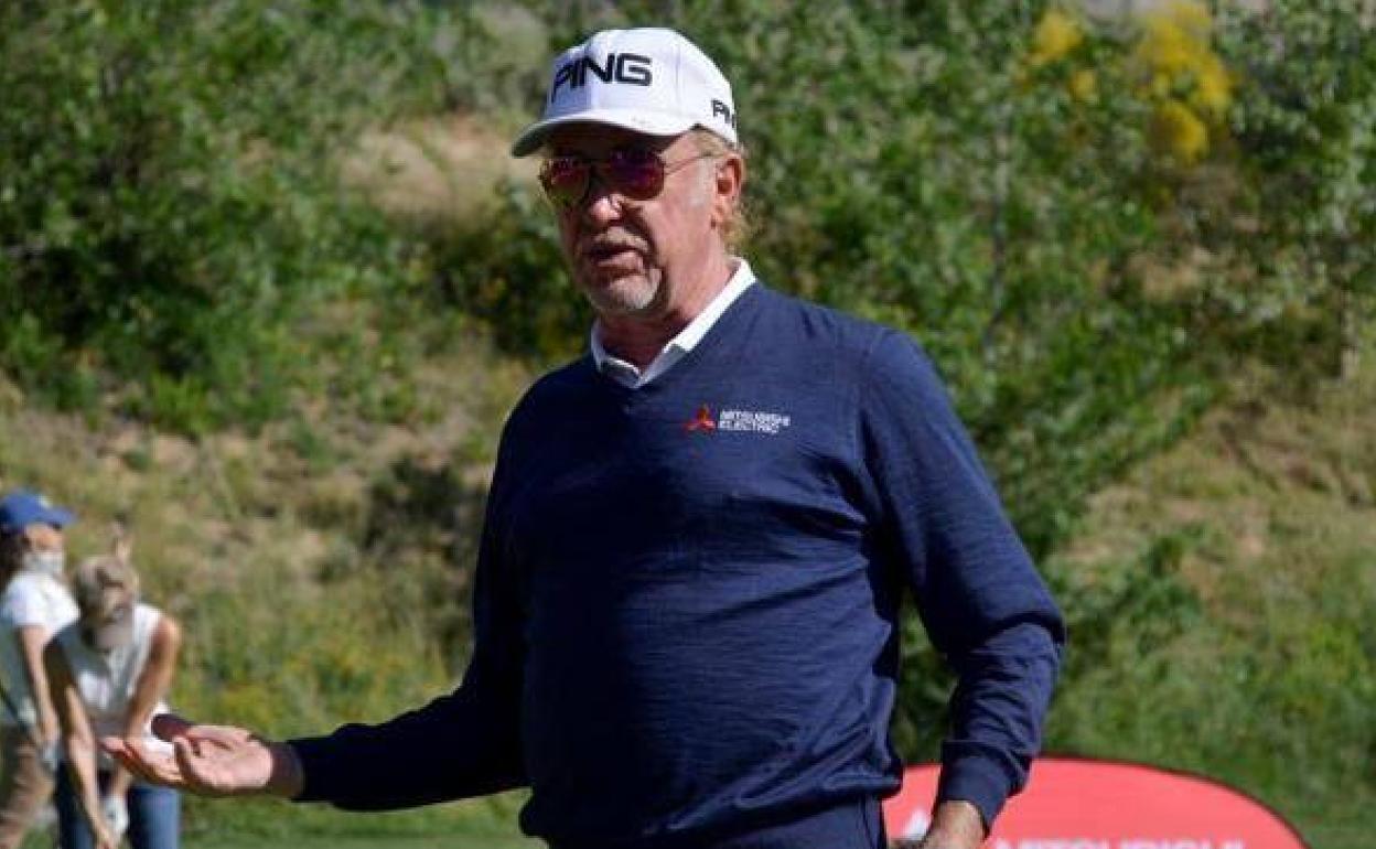 Miguel Ángel Jiménez, durante un torneo. 